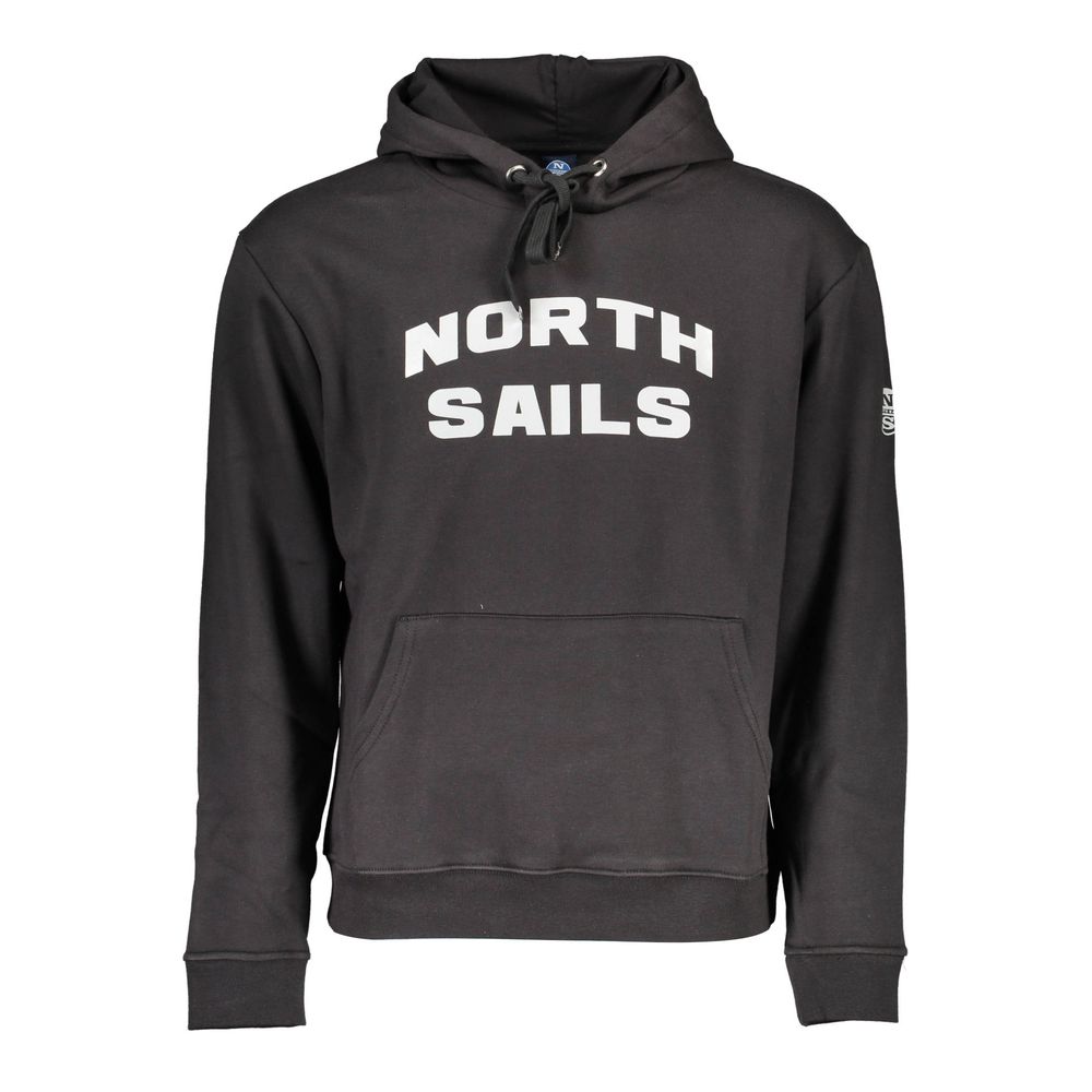 North Sails Black Cotton Men Men's Sweater
