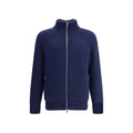 Brunello Cucinelli Blue Cashmere Men's Coat