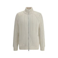 Brunello Cucinelli White Cashmere Men's Coat