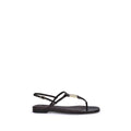 Fendi Multicolor Calf Leather Bos Taurus Flat Women's Sandals