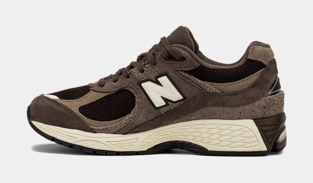 Exclusive Shoe Palace x New Balance 2002R Volcanic Rocks Mens Running Shoes (Brown) — 4 — Side View