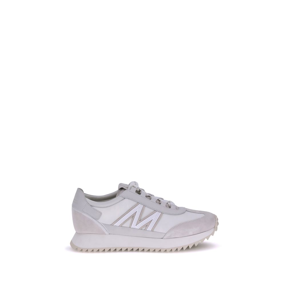 Moncler White Polyamide Low Top Men's Sneakers