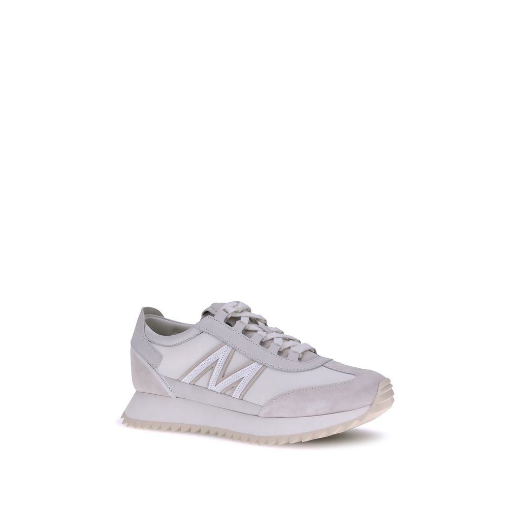 Moncler White Polyamide Low Top Men's Sneakers