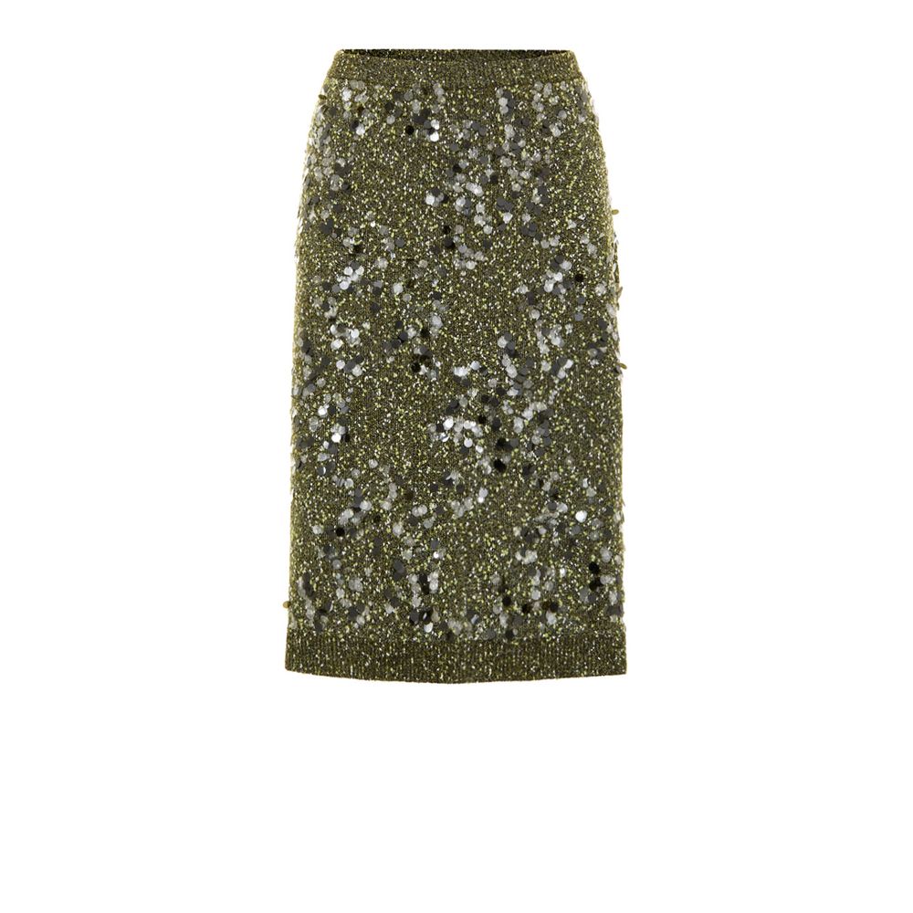 Gucci Green Viscose Mini Women's Skirt