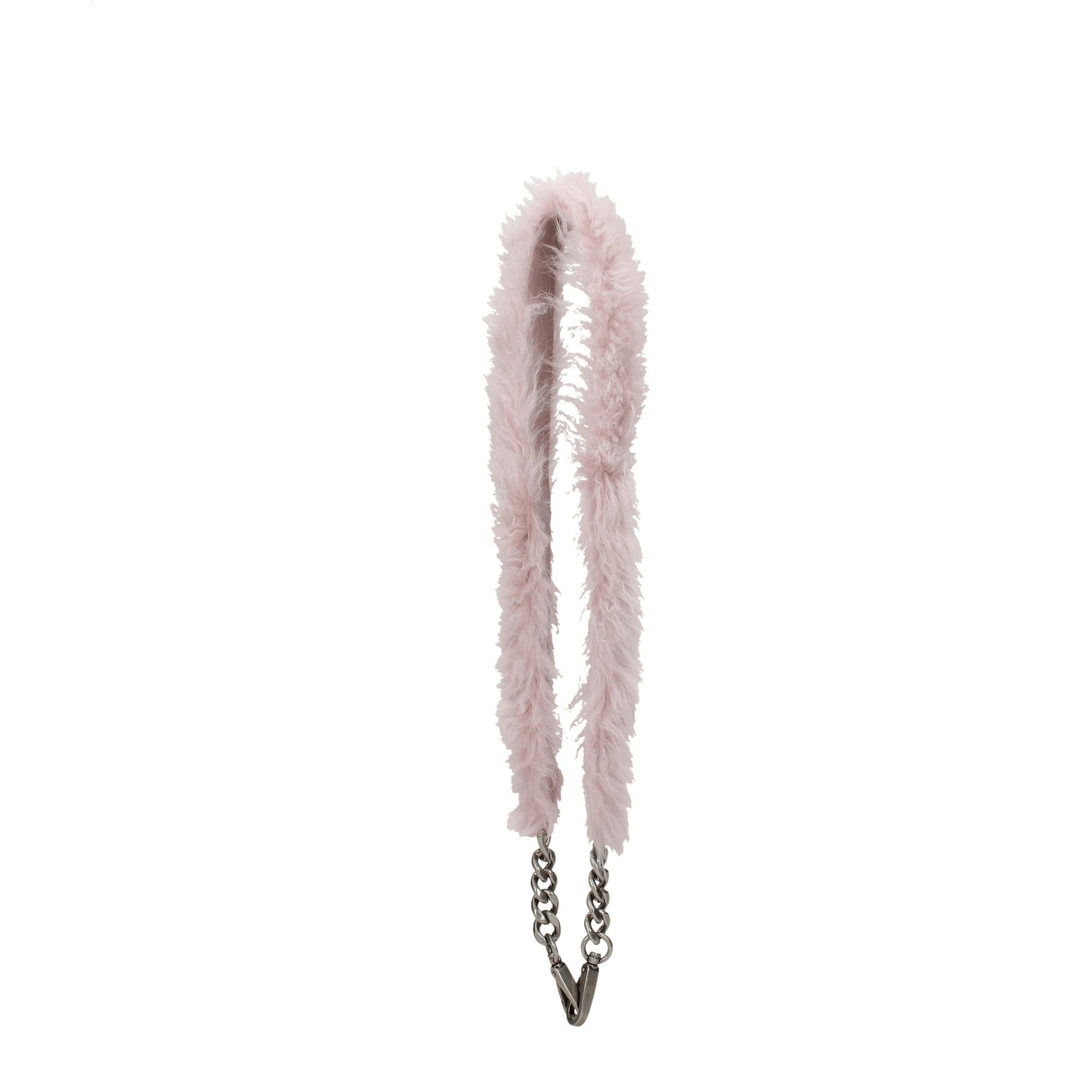 Miu Miu Pink Fur Shoulder Women's Bag
