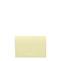 Jil Sander Yellow Leather Women's Cardholder