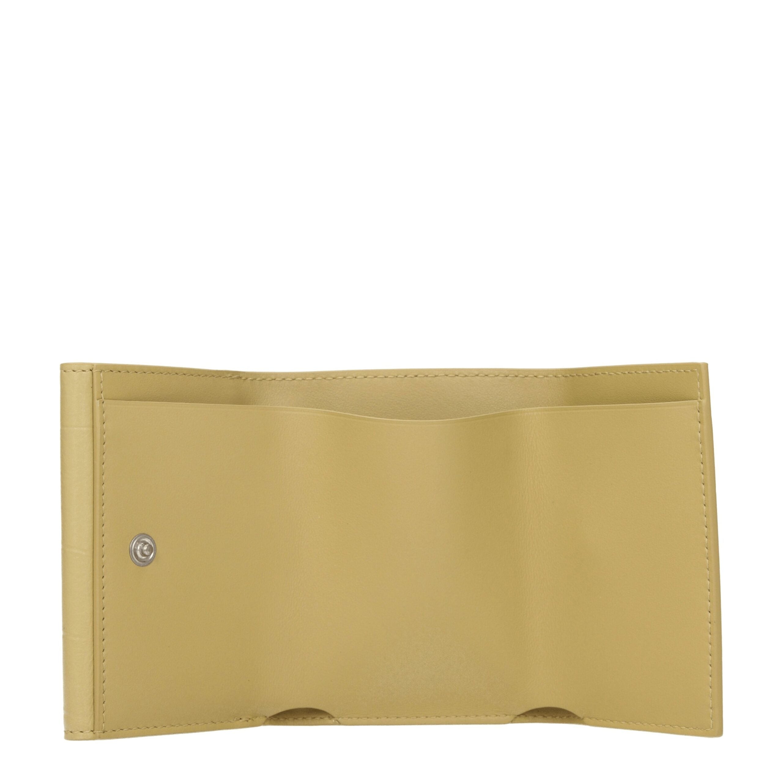 Jil Sander Yellow Leather Women's Wallet
