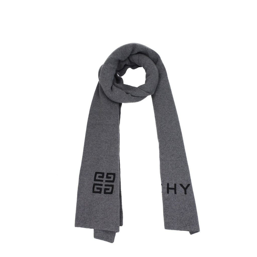 Givenchy Gray Wool Men's Scarf