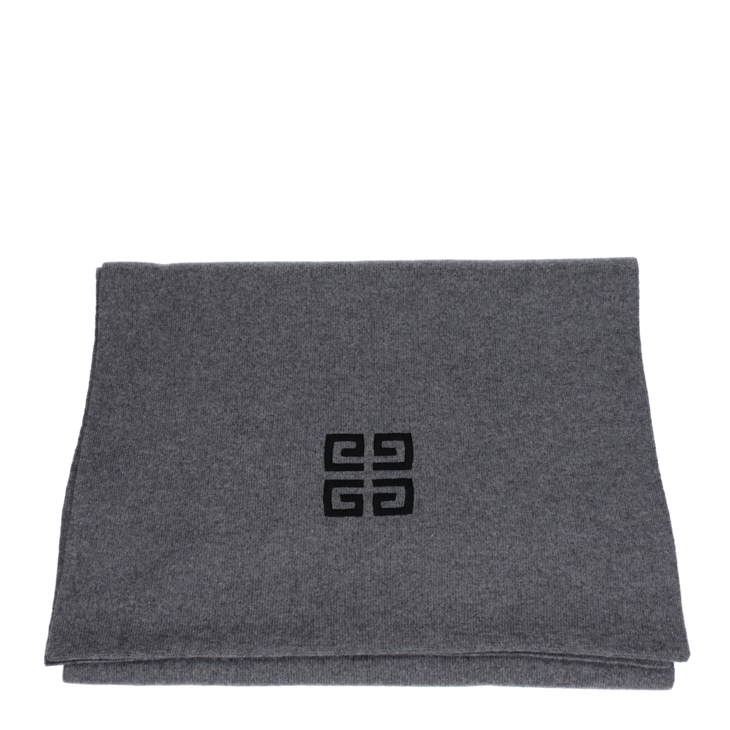 Givenchy Gray Wool Men's Scarf