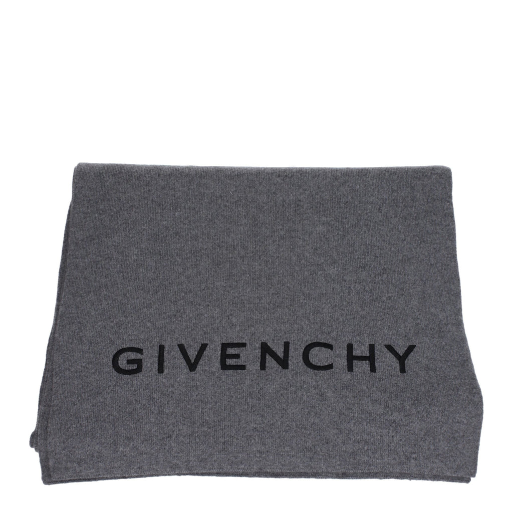 Givenchy Gray Wool Men's Scarf