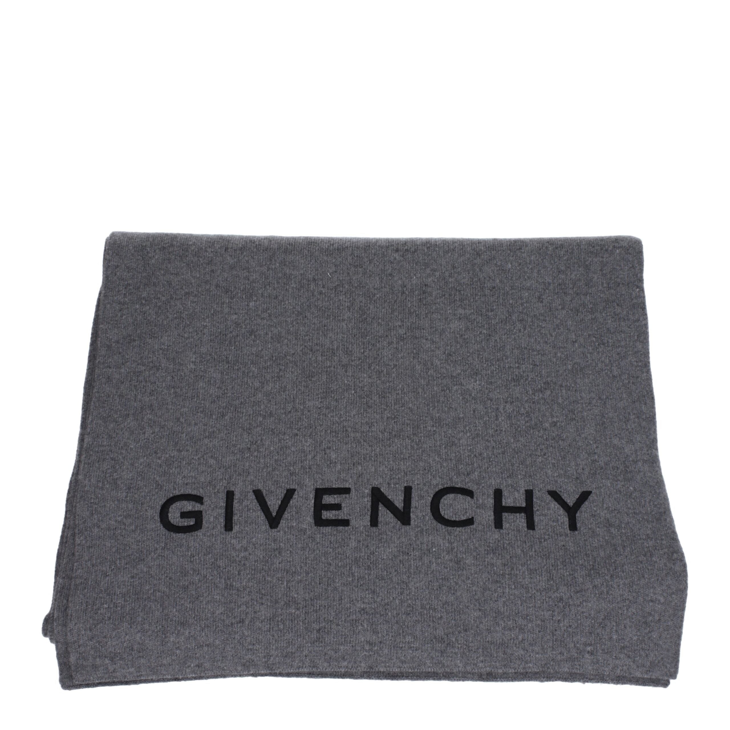 Givenchy Gray Wool Men's Scarf