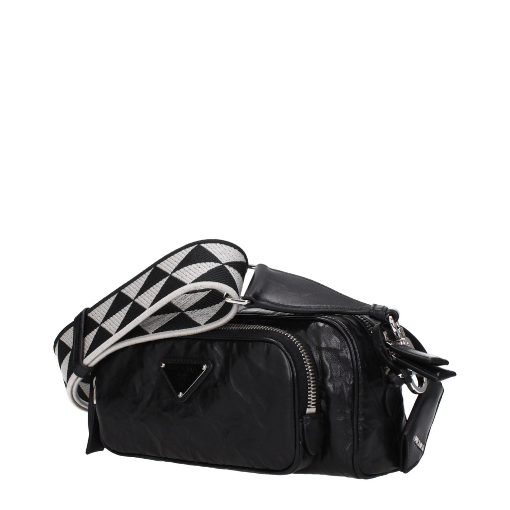 Prada Black Leather Crossbody Women's Bag