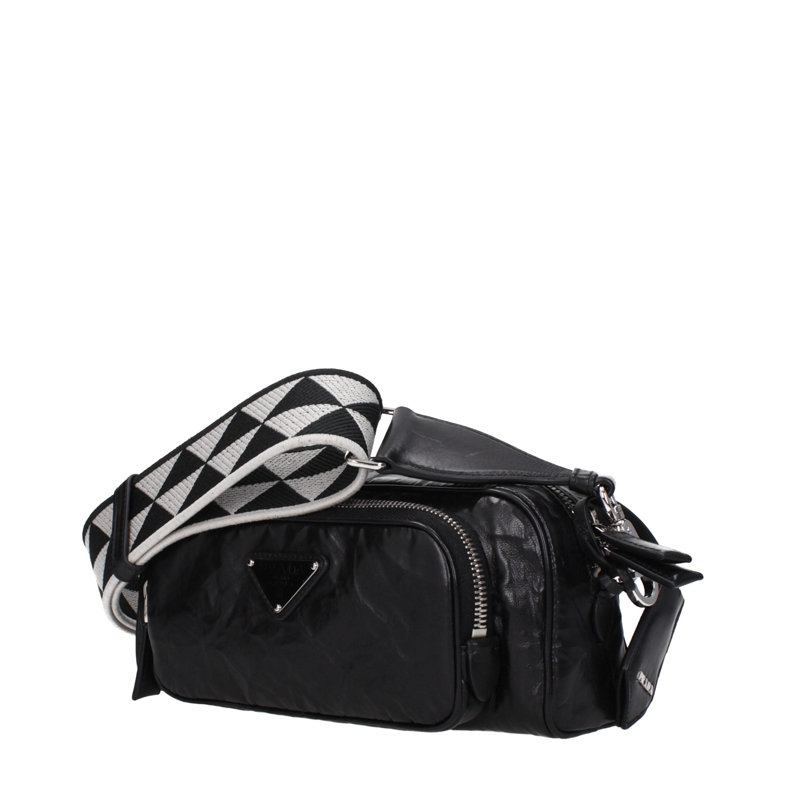 Prada Black Leather Crossbody Women's Bag