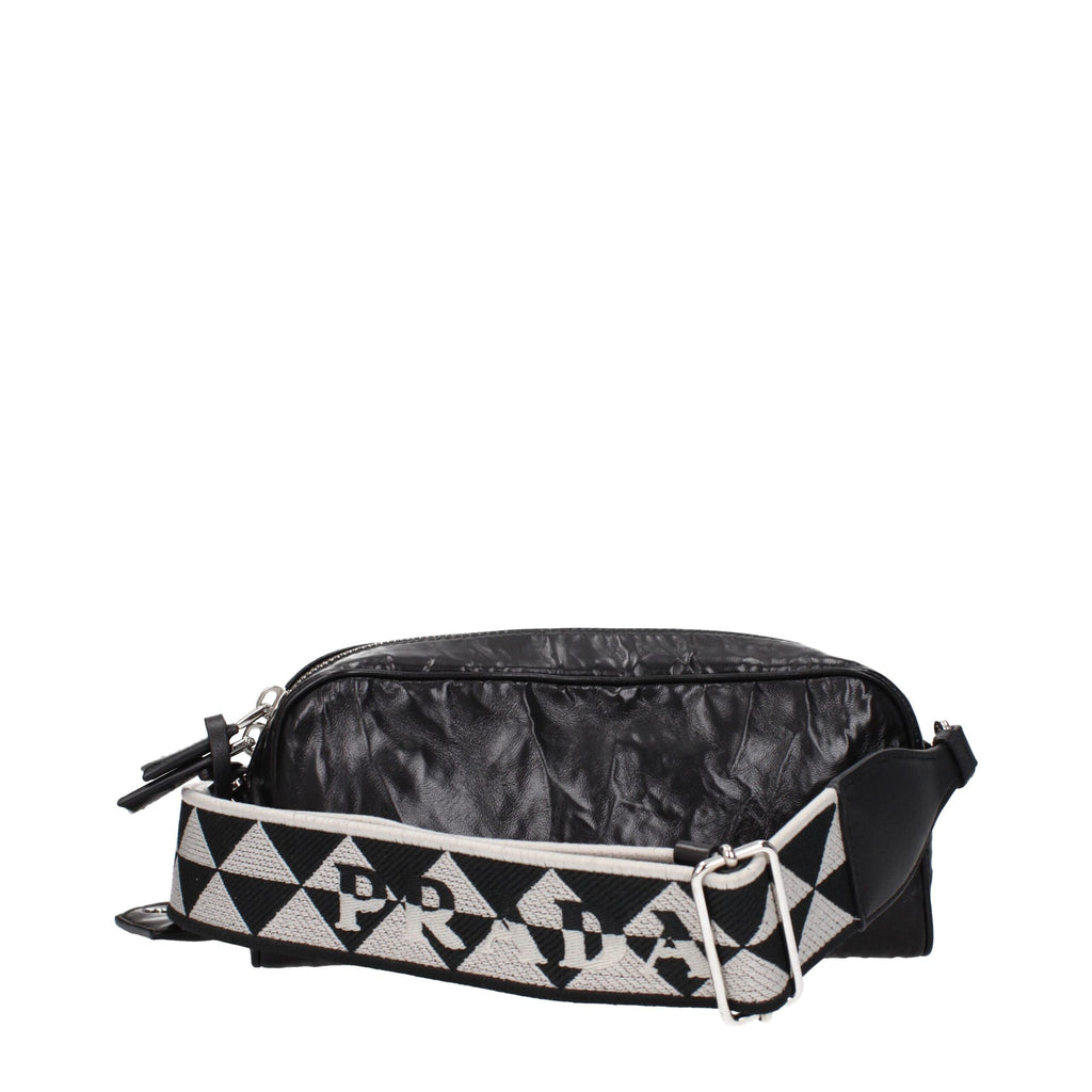 Prada Black Leather Crossbody Women's Bag
