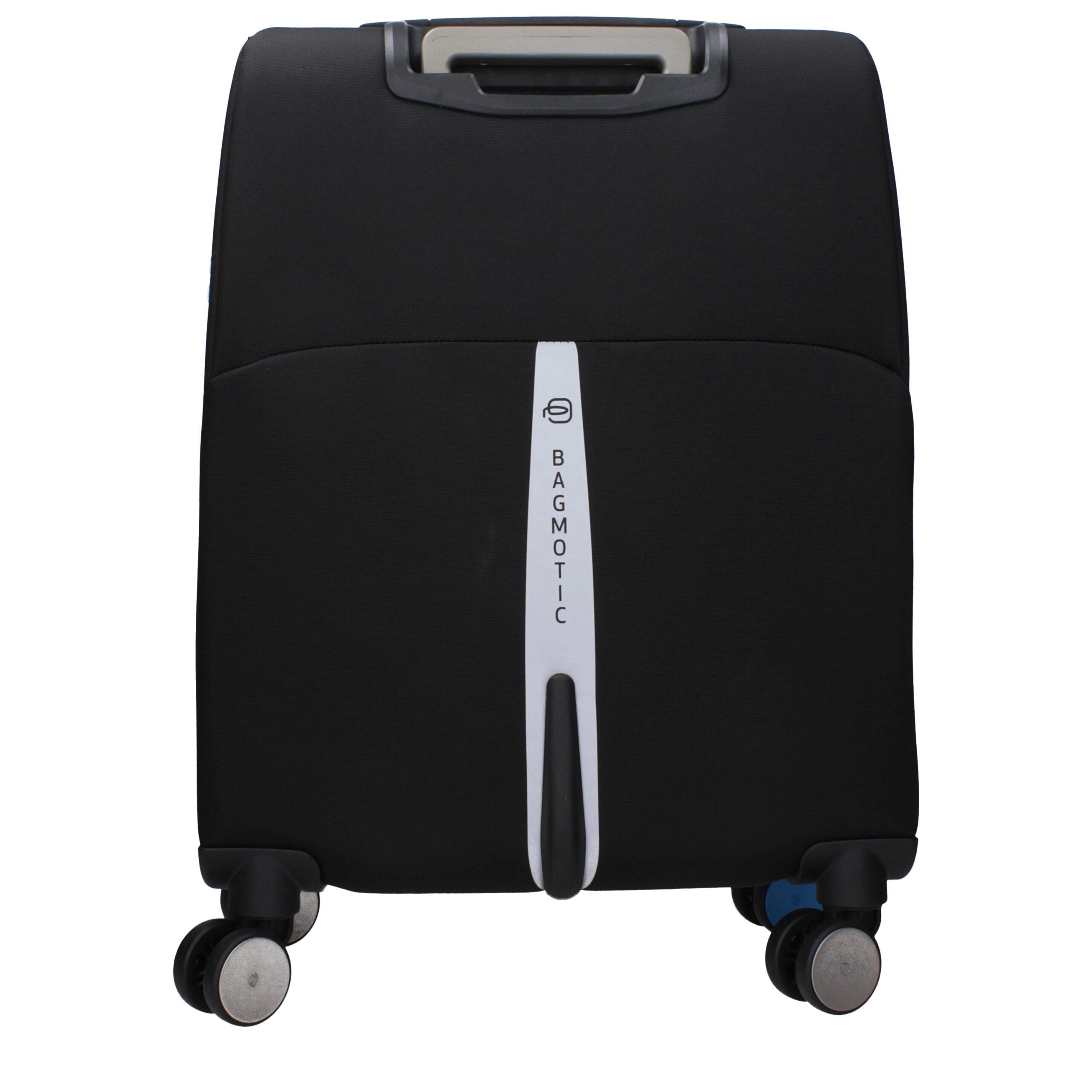 Piquadro Black Fabric Luggage And Men's Travel
