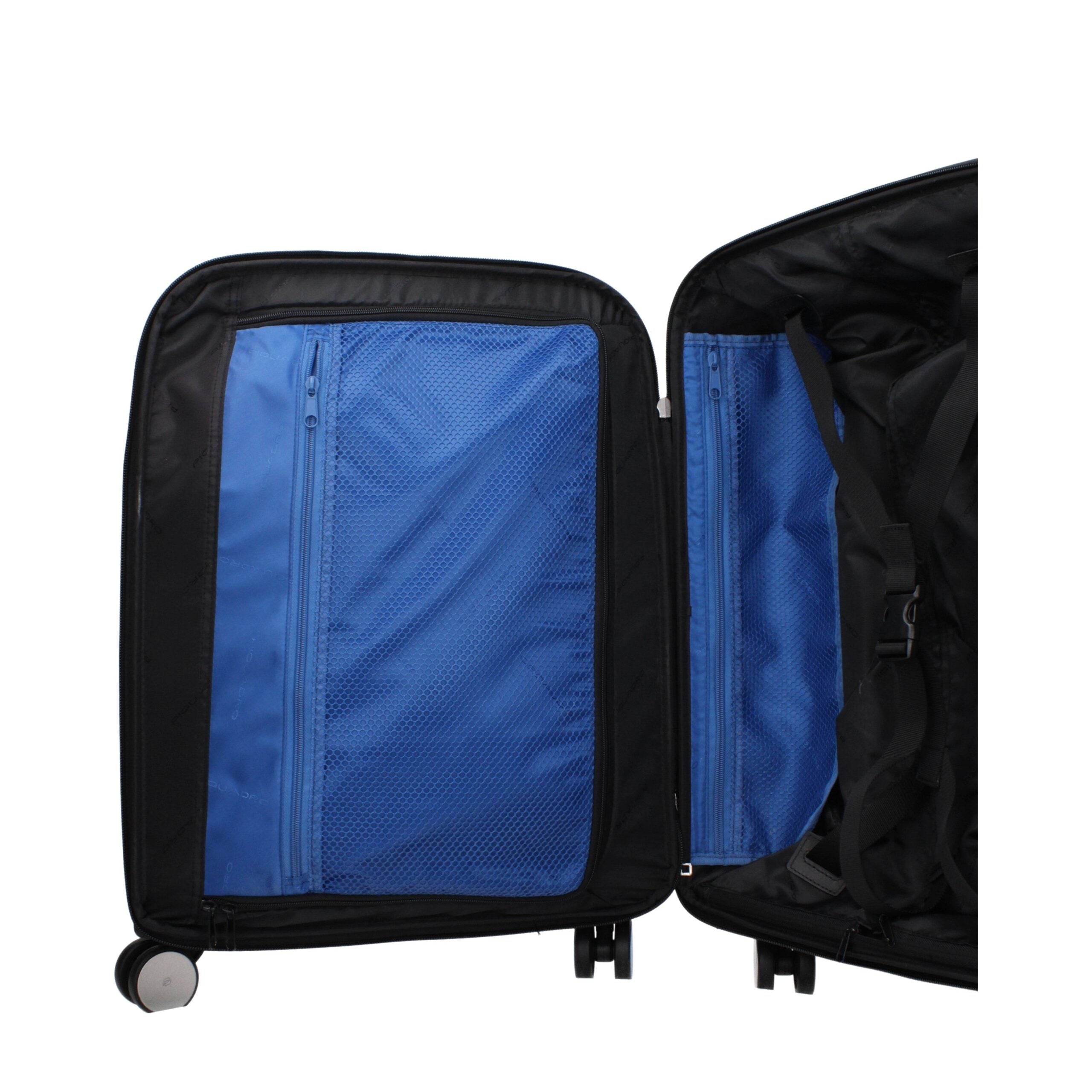 Piquadro Black Fabric Luggage And Men's Travel