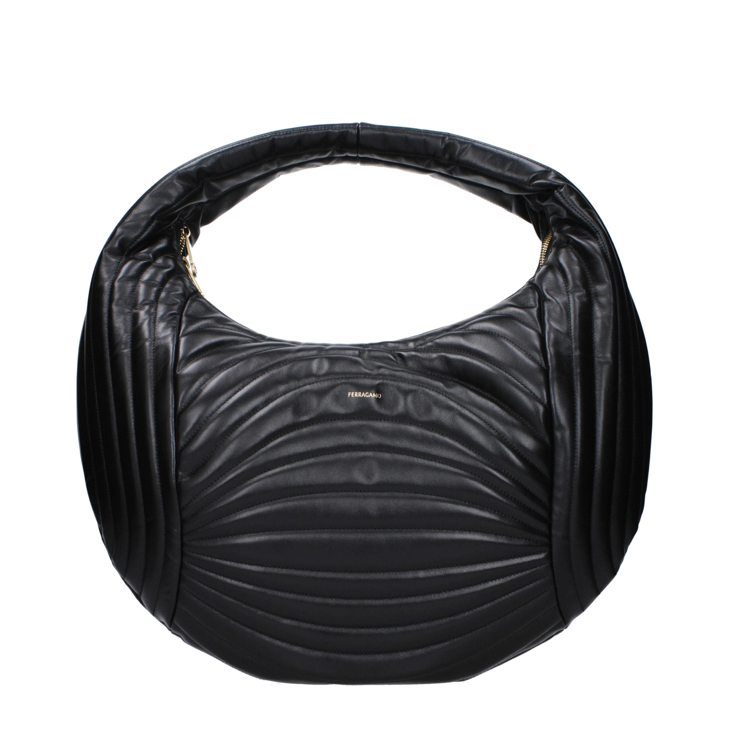 Salvatore Ferragamo Black Leather Women's Handbag