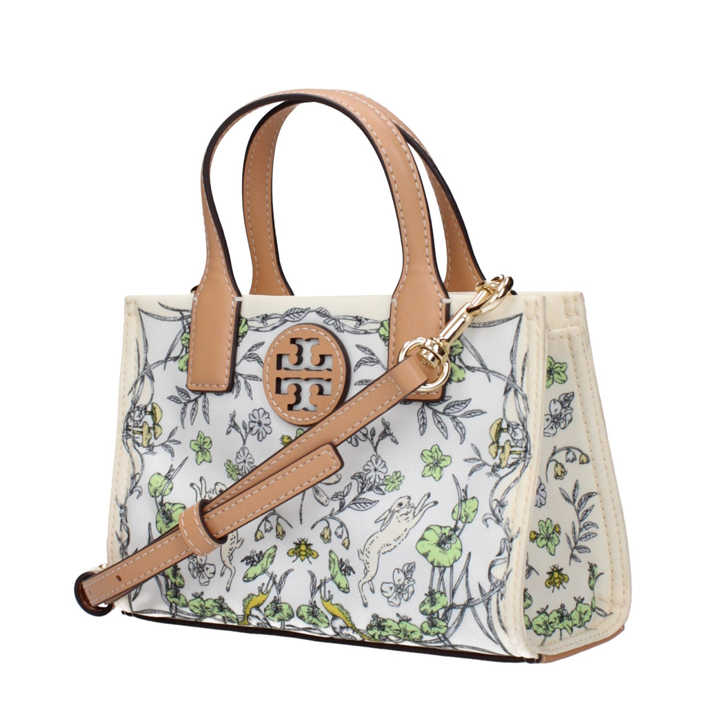 Tory Burch Beige Fabric Women's Handbag