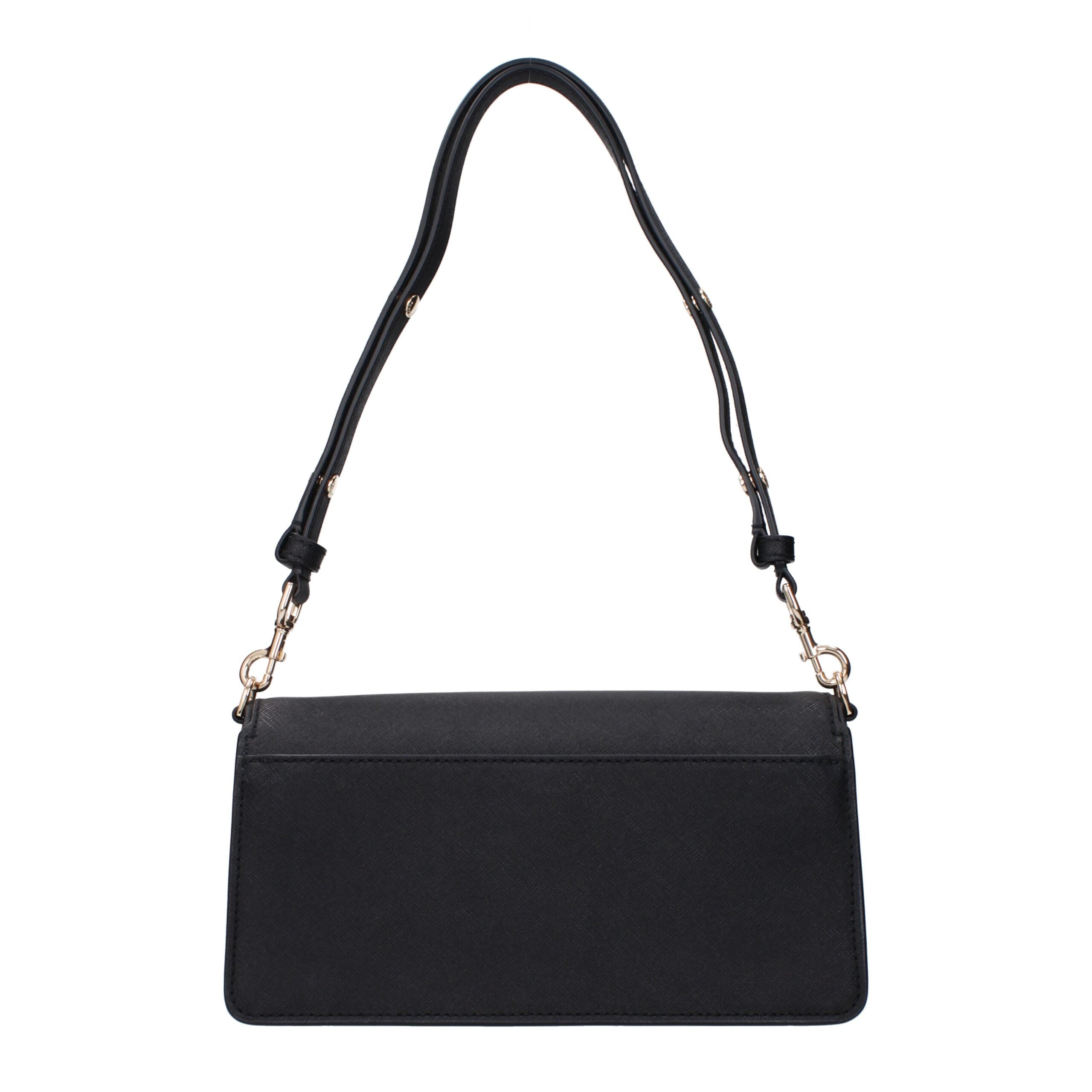 Tory Burch Black Leather Shoulder Women's Bag