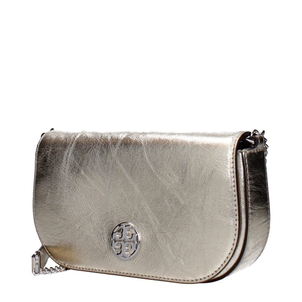 Tory Burch Gold Leather Crossbody Women's Bag