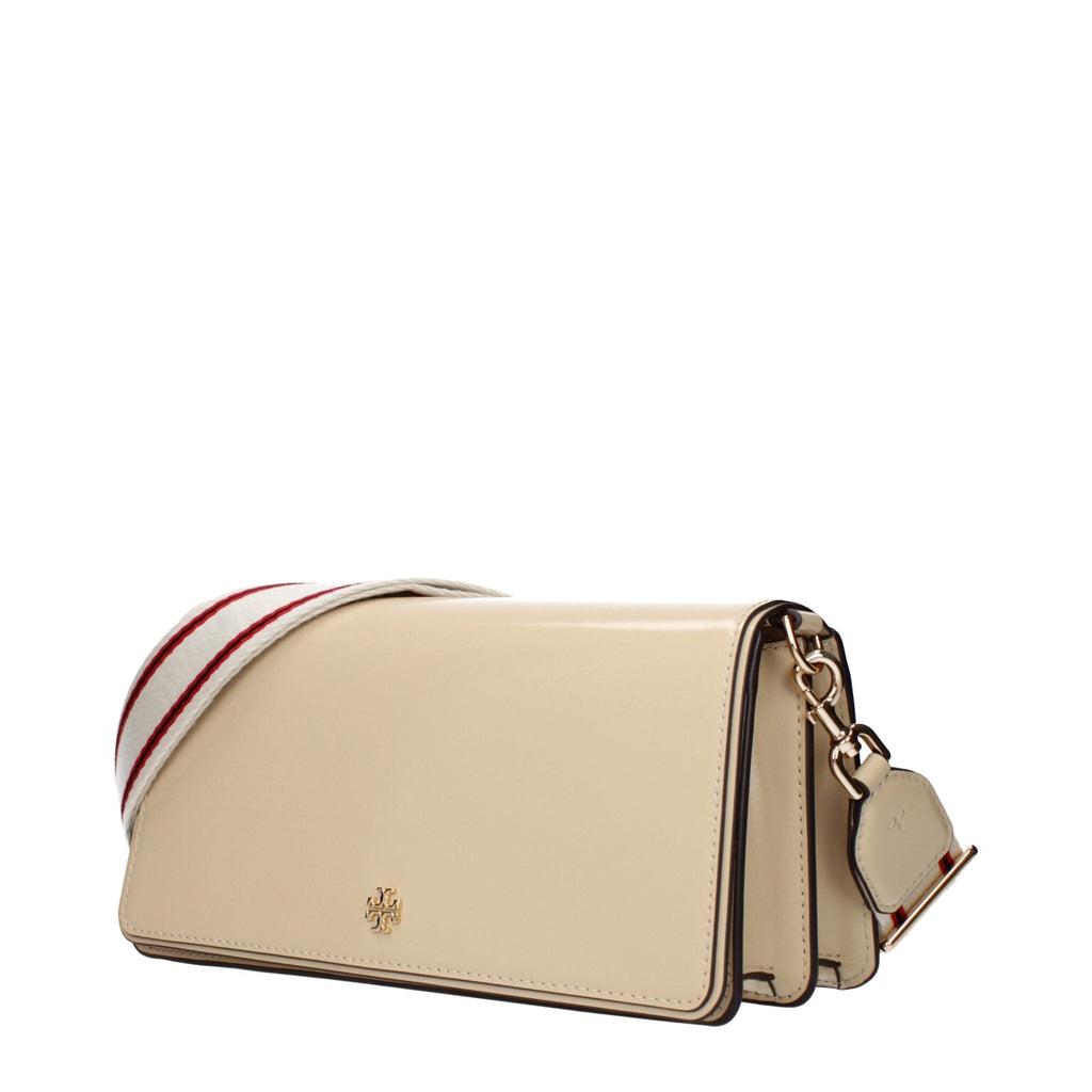 Tory Burch Beige Leather Crossbody Women's Bag