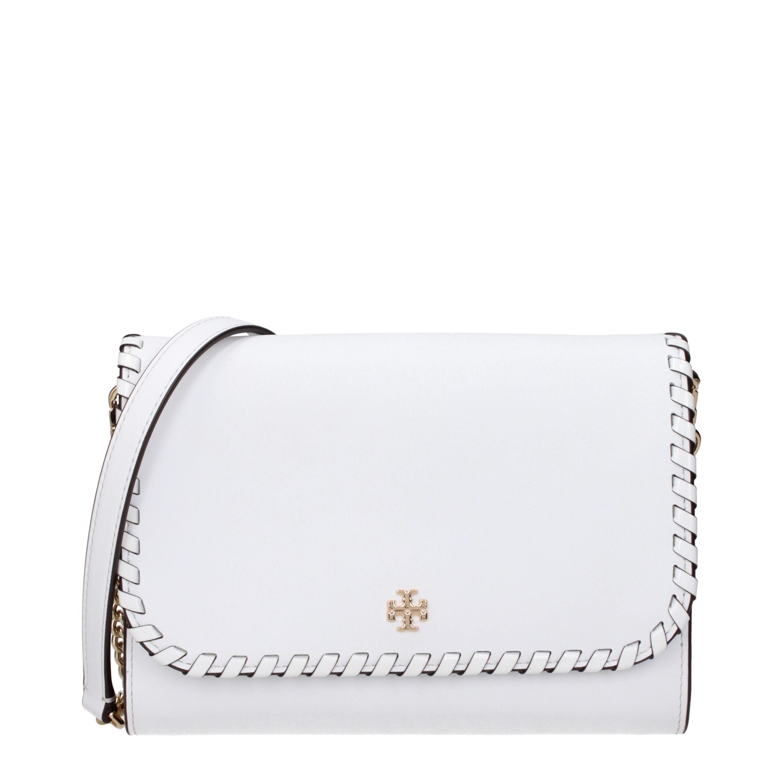 Tory Burch White Leather Clutch Women's Bag