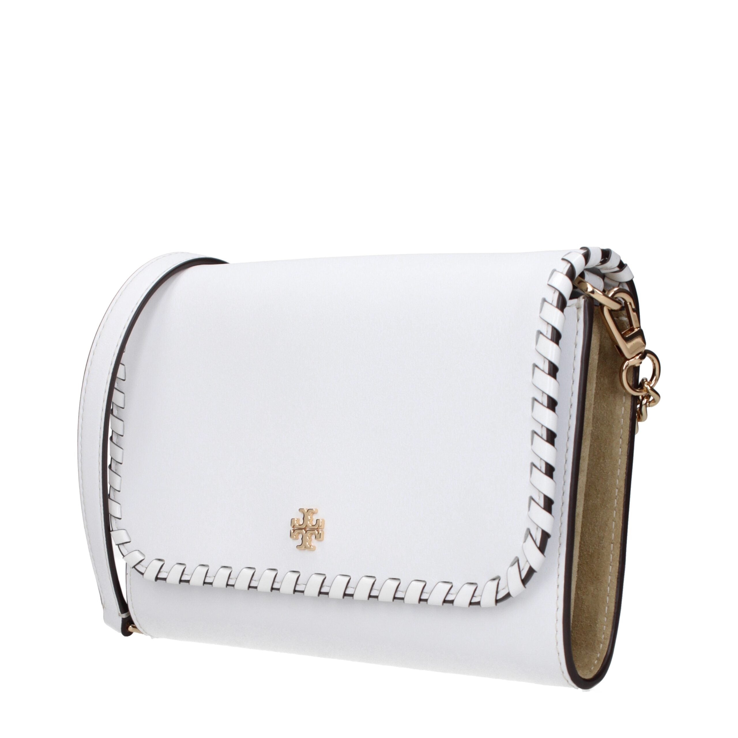 Tory Burch White Leather Clutch Women's Bag