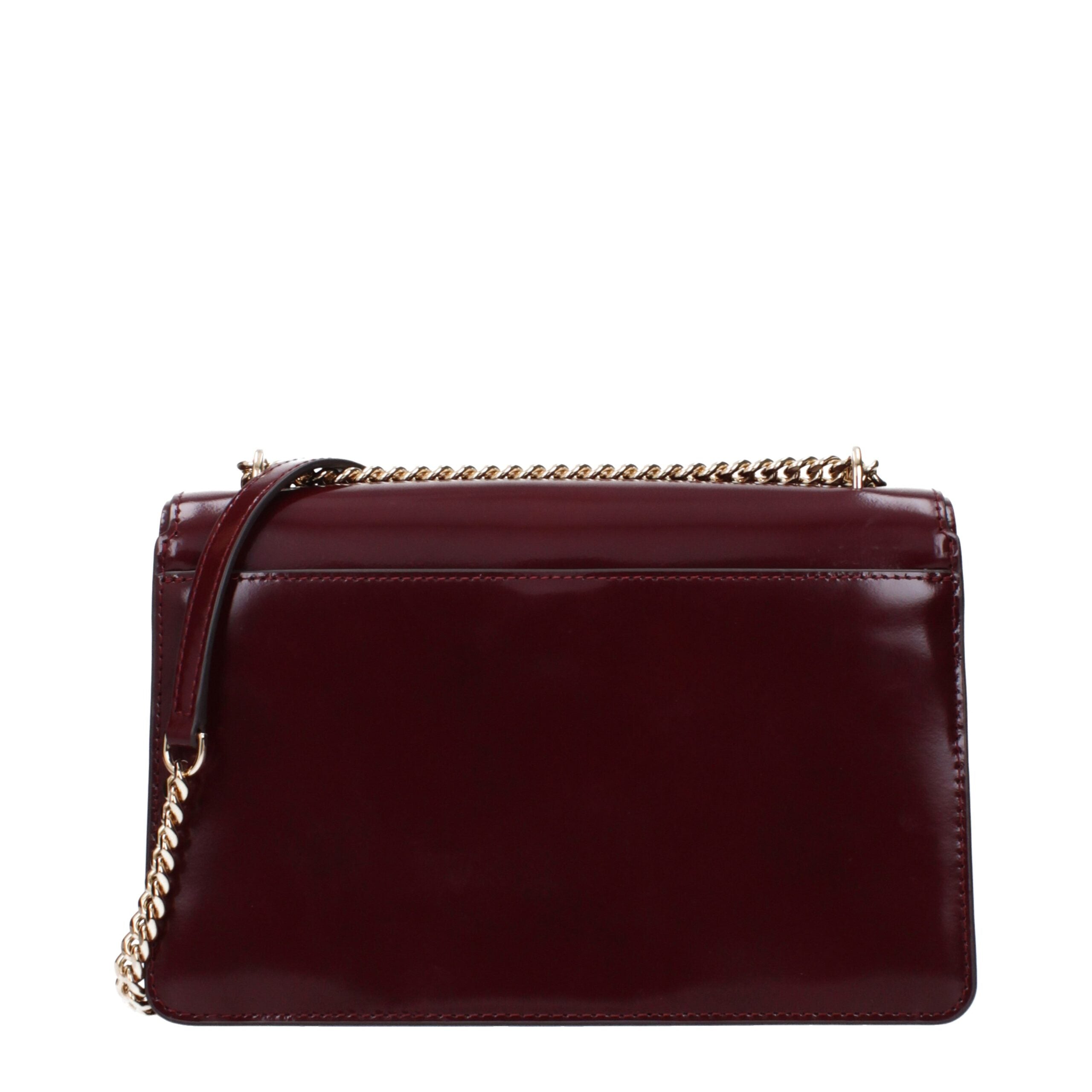 Tory Burch Red Leather Crossbody Women's Bag