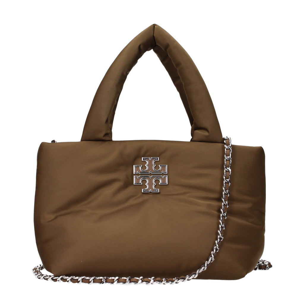 Tory Burch Brown Fabric Women's Handbag