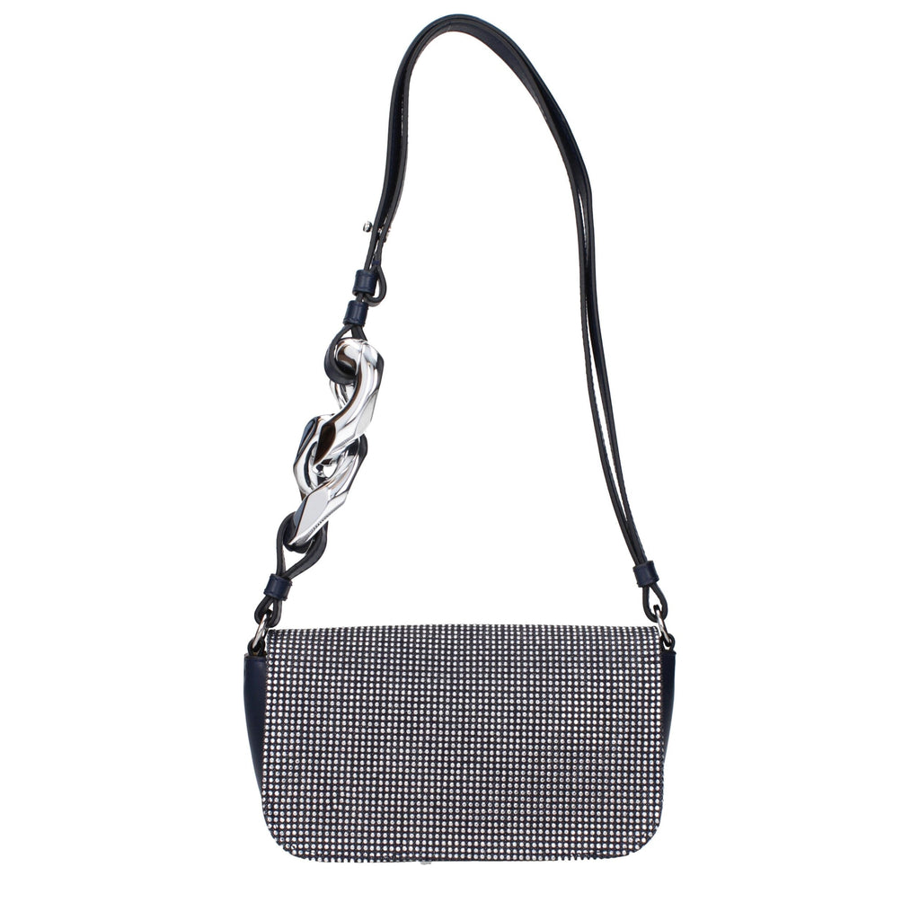 Jw Anderson Blue Fabric Shoulder Women's Bag