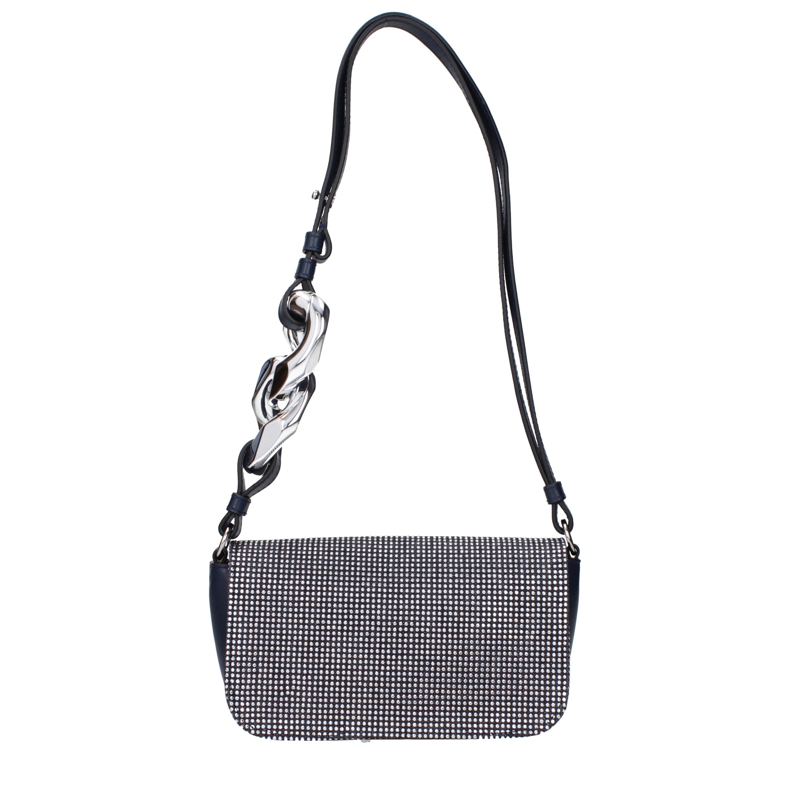 Jw Anderson Blue Fabric Shoulder Women's Bag
