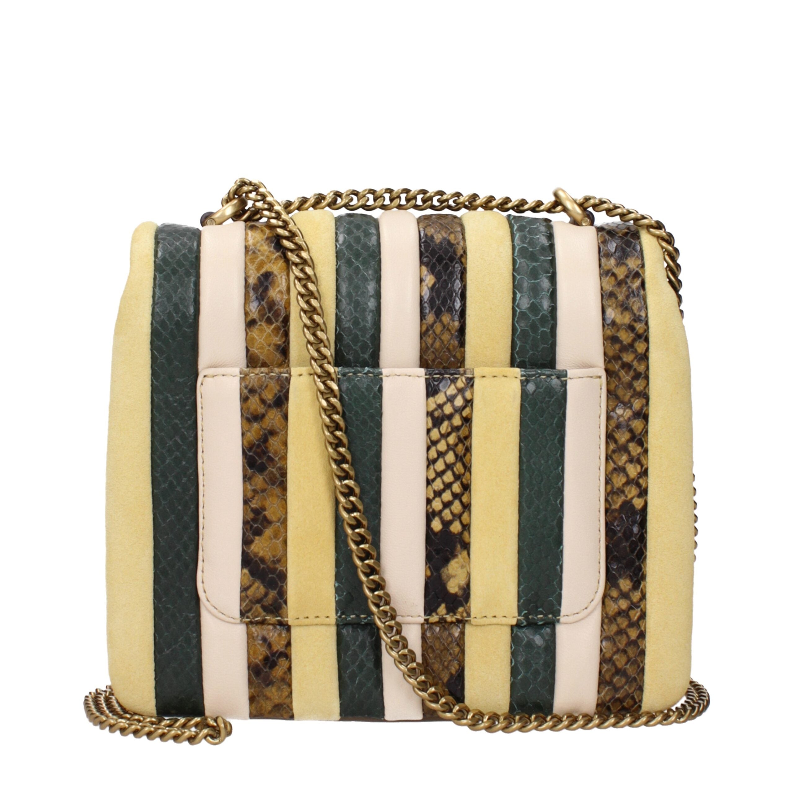 Tory Burch Yellow Leather Shoulder Women's Bag