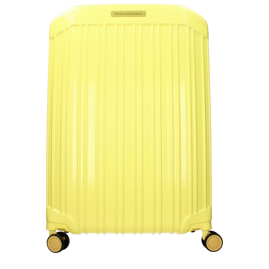 Piquadro Yellow Polycarbonate Luggage And Women's Travel