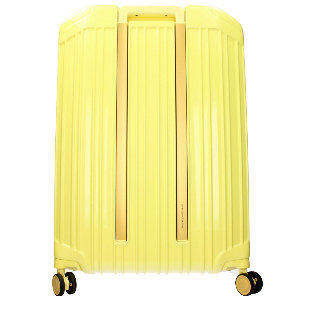 Piquadro Yellow Polycarbonate Luggage And Women's Travel