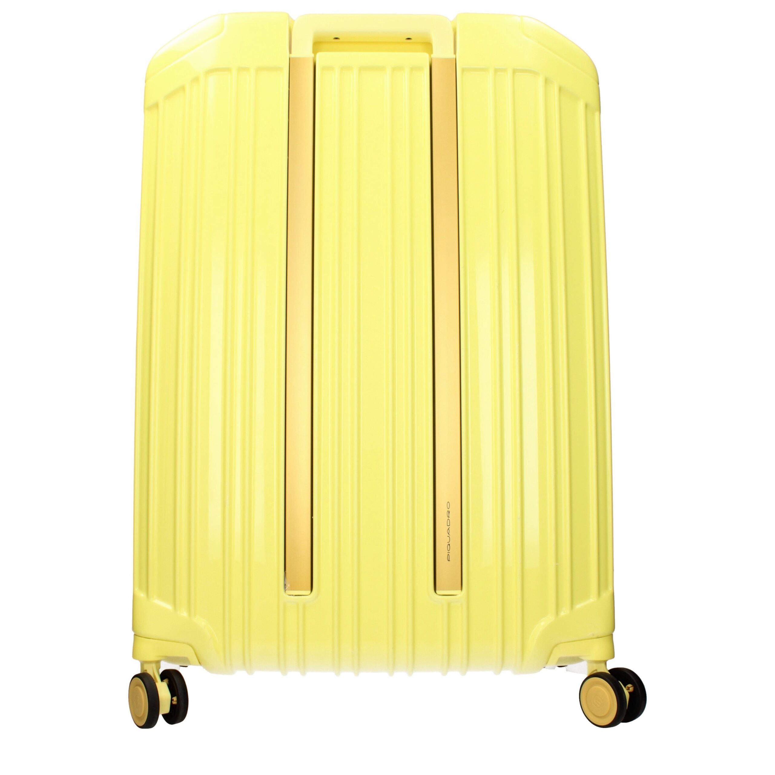 Piquadro Yellow Polycarbonate Luggage And Women's Travel