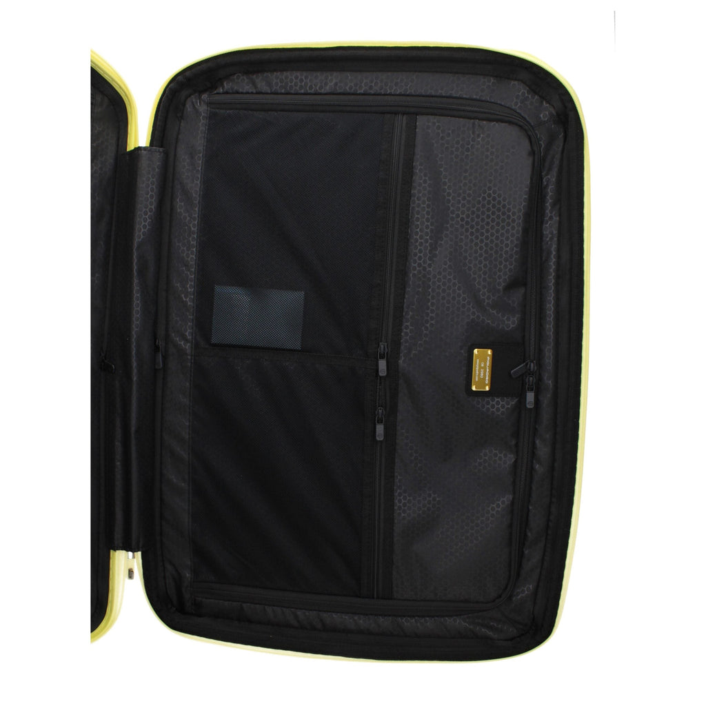 Piquadro Yellow Polycarbonate Luggage And Women's Travel