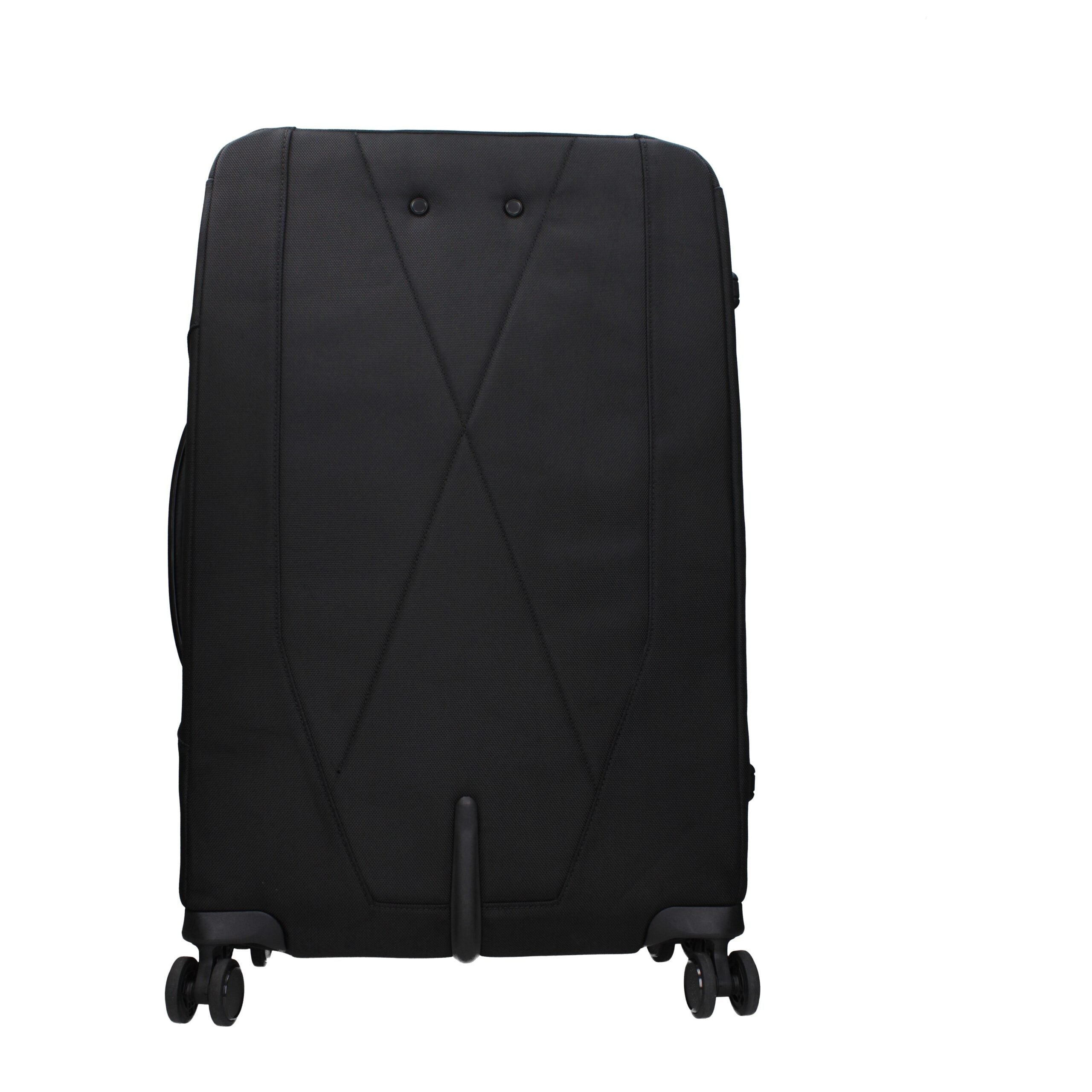 Piquadro Black Fabric Luggage And Men's Travel