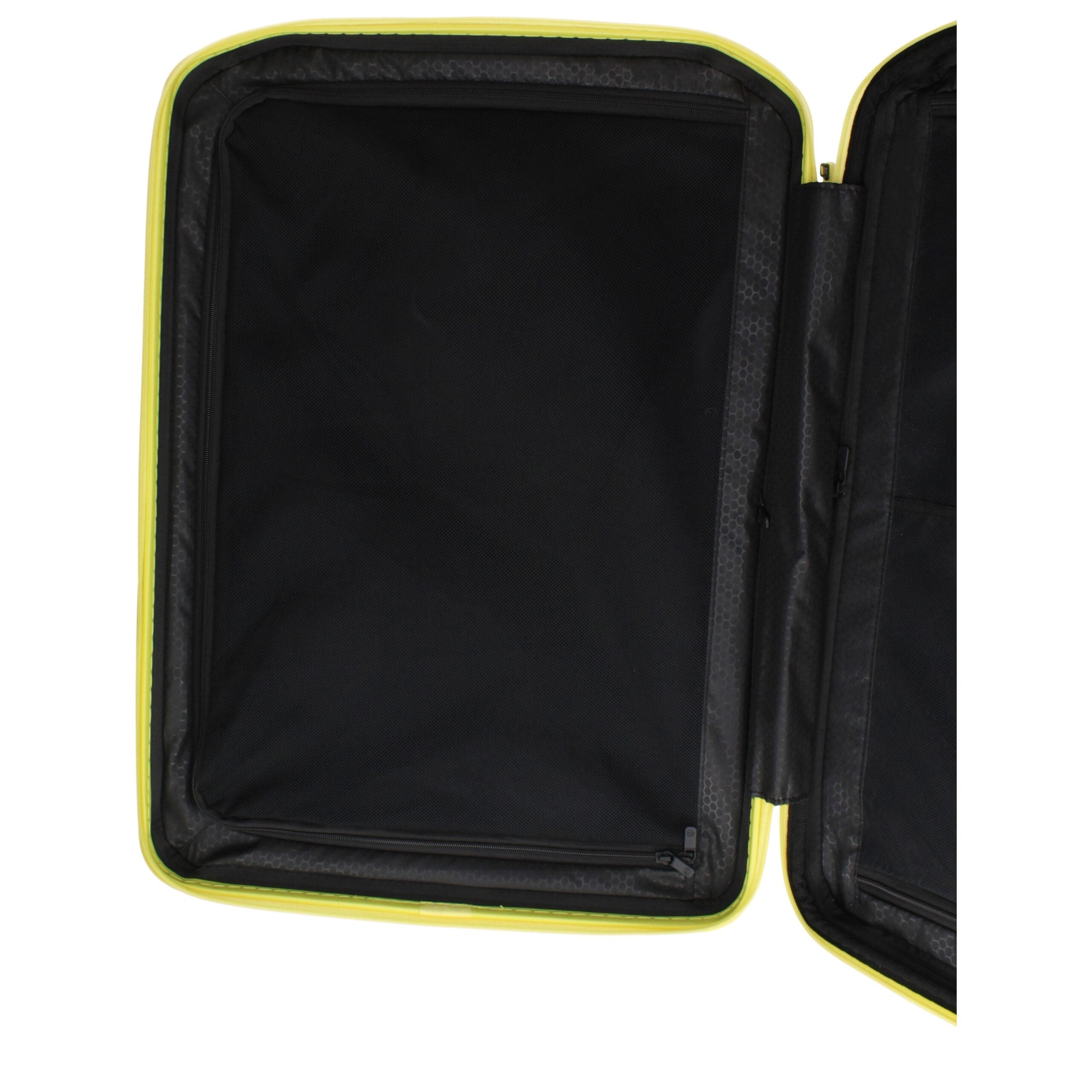 Piquadro Yellow Polycarbonate Luggage And Women's Travel