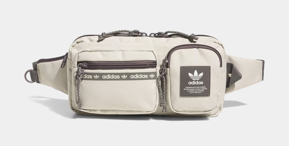Exclusive Originals Rectangle Crossbody Mens Bag (Beige) — OS — Front View