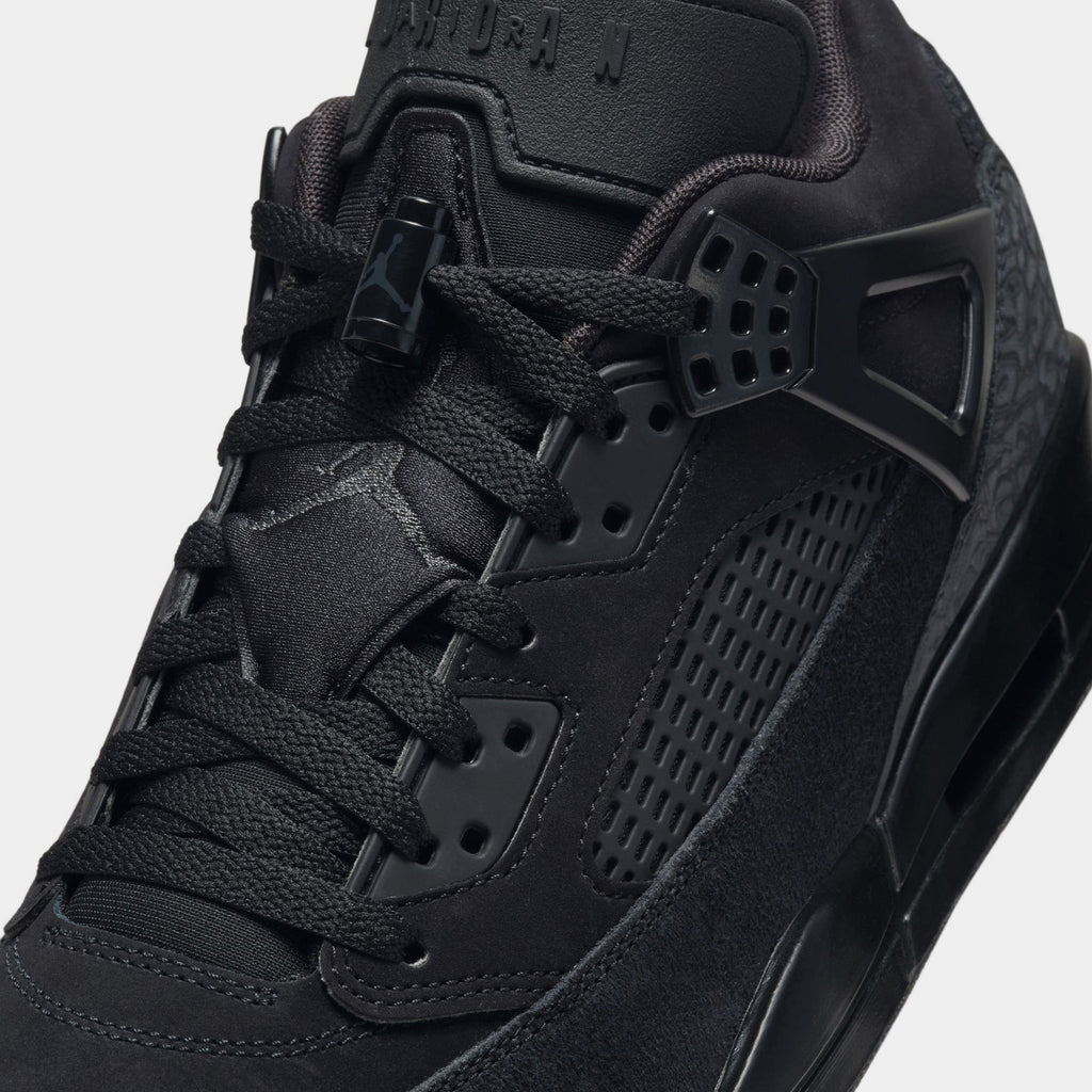 Exclusive Spizike Low Mens Basketball Shoes (Black) — 7 — Side View
