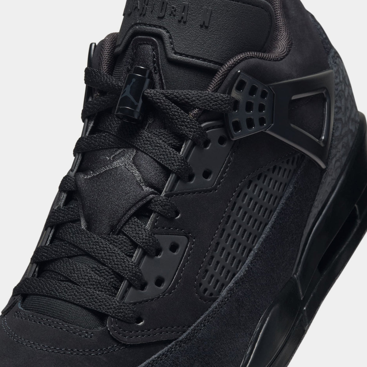 Exclusive Spizike Low Mens Basketball Shoes (Black) — 7 — Side View