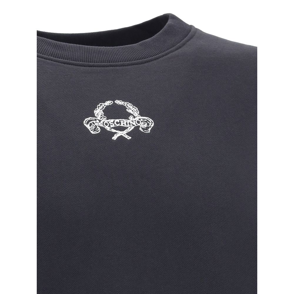 Moschino Black Cotton Men's Sweatshirt