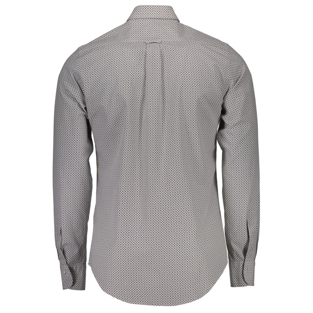 Gant Bianco Cotton Men Men's Shirt
