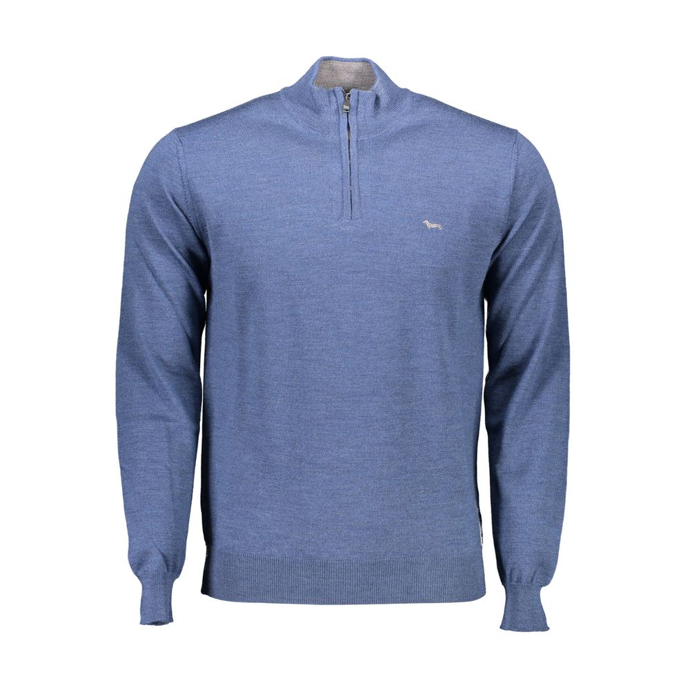 Harmont & Blaine Blu Wool Men Men's Sweater