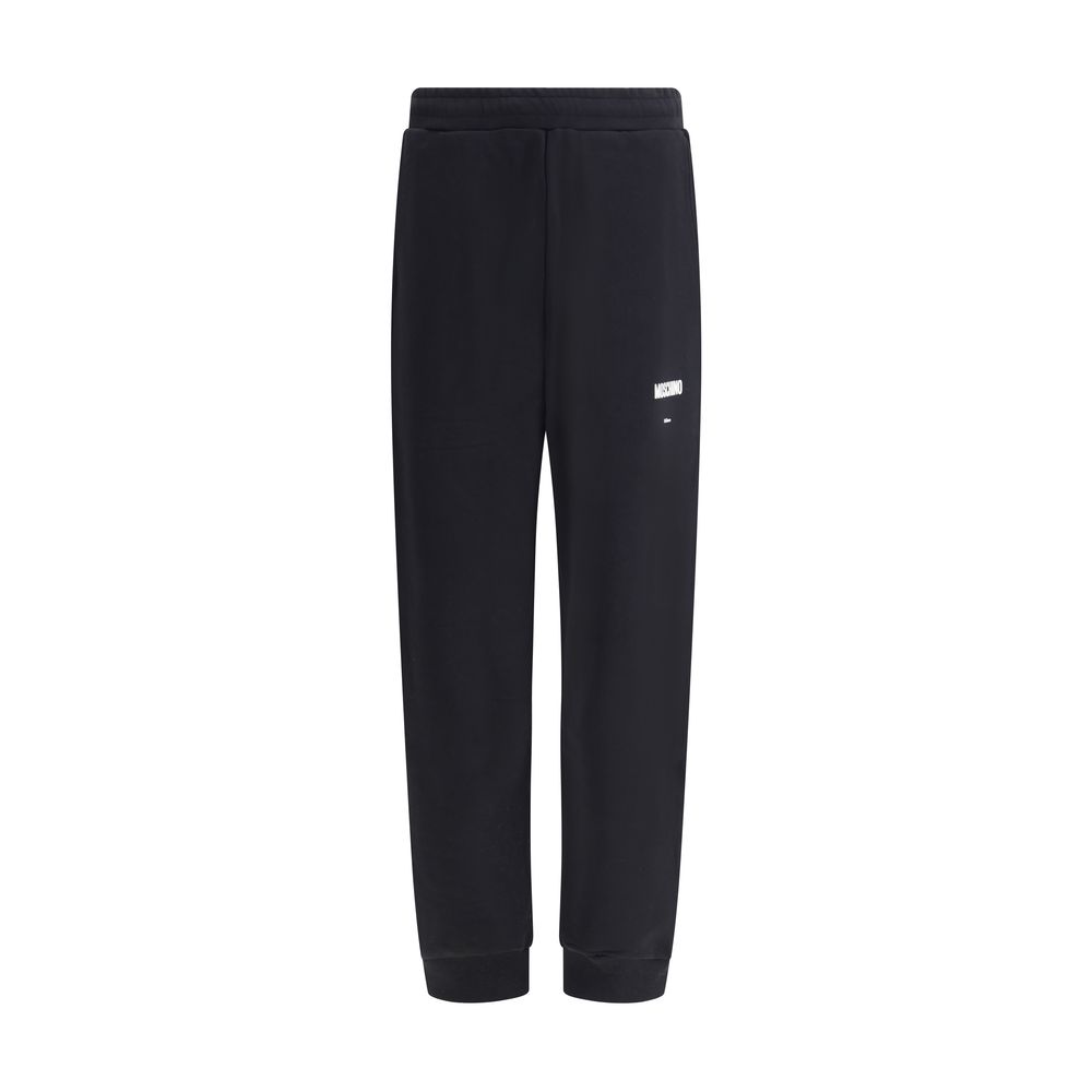 Moschino Black Cotton Joggers (Workout Men's Pants)