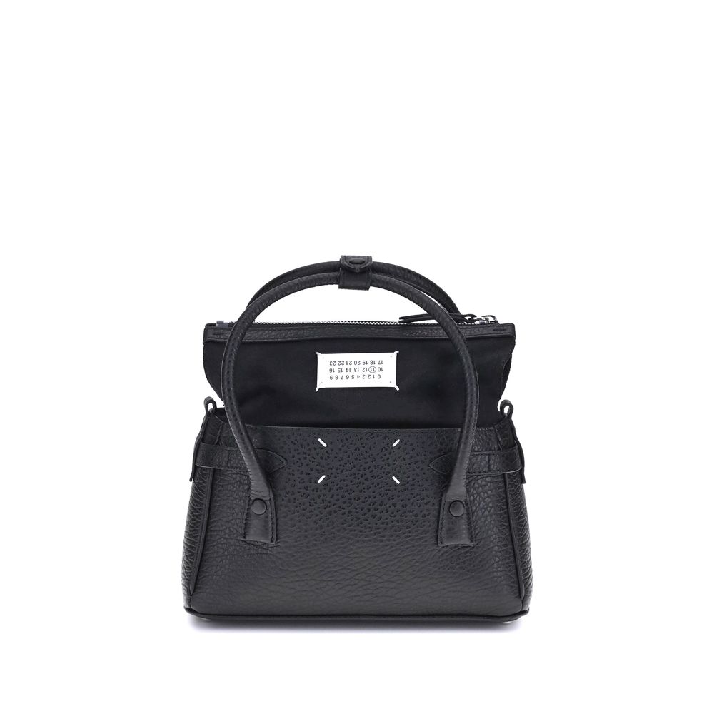 Margiela Black Calf Leather Bos Taurus Women's Handbag