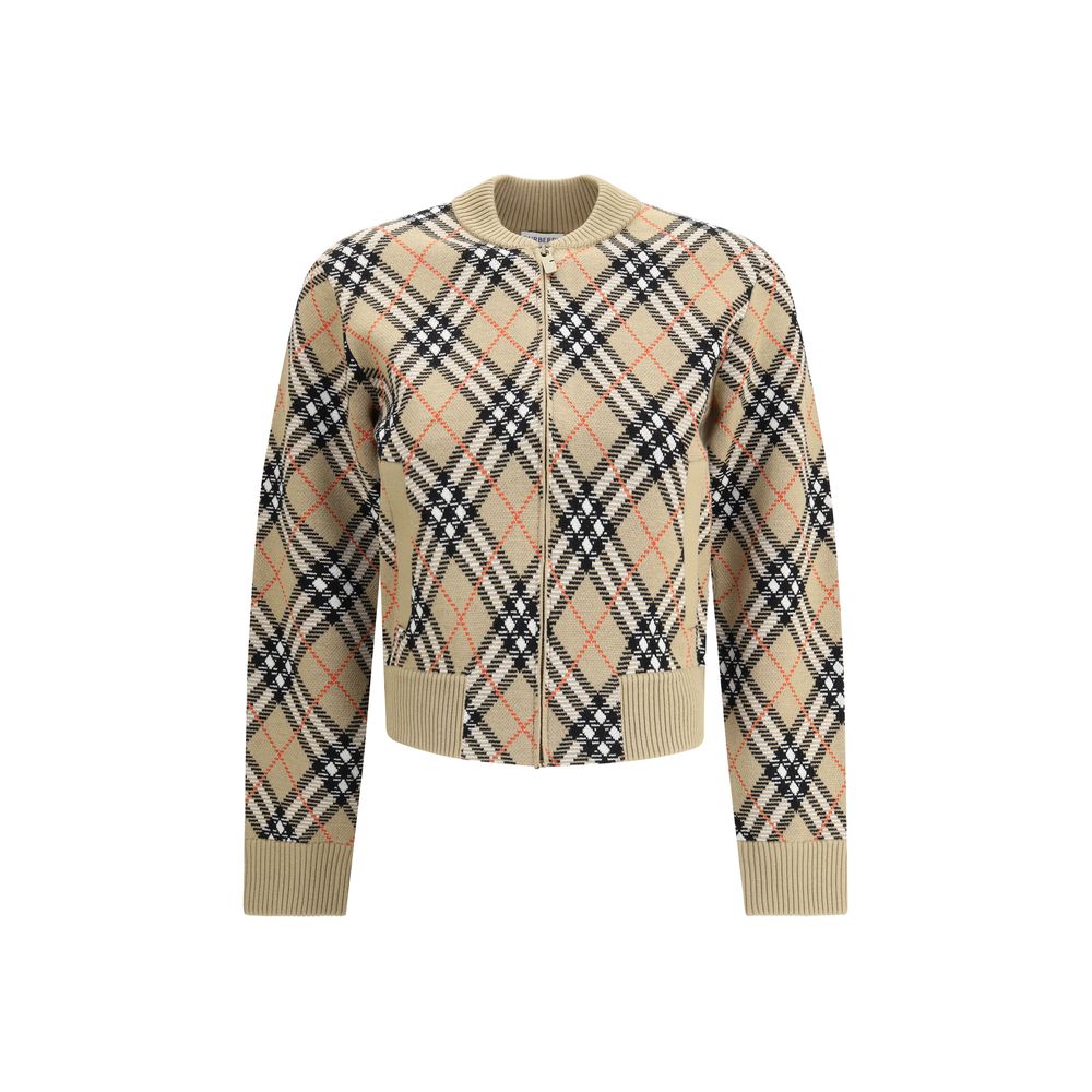 Burberry Beige Wool Women's Cardigan