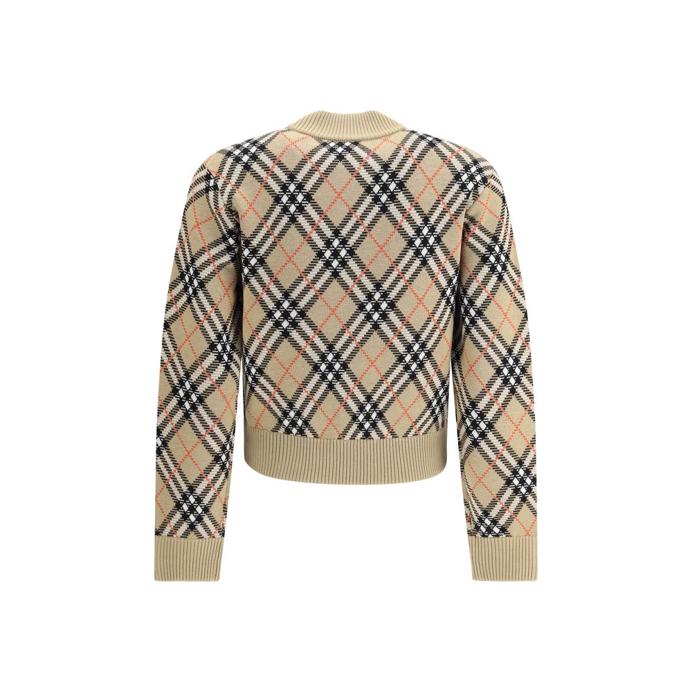 Burberry Beige Wool Women's Cardigan