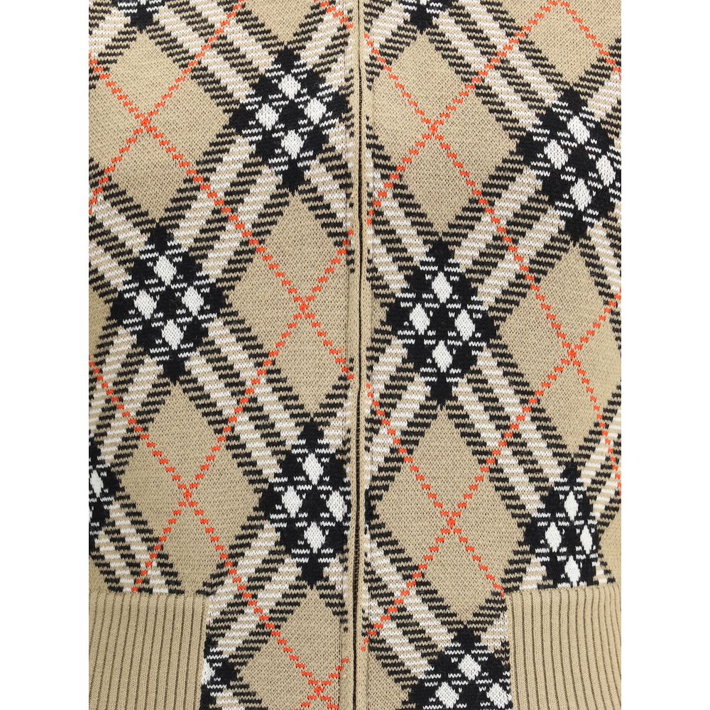 Burberry Beige Wool Women's Cardigan
