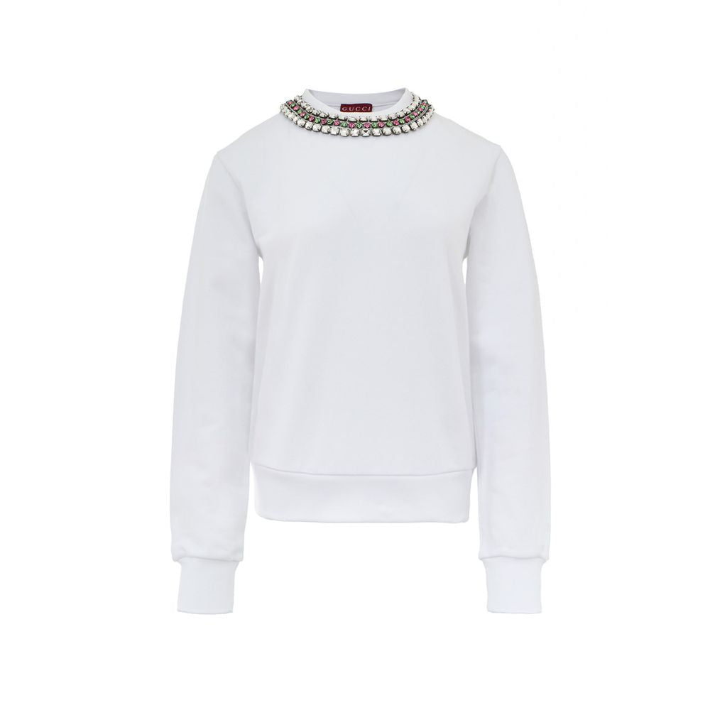 Gucci White Cotton Women's Sweatshirt
